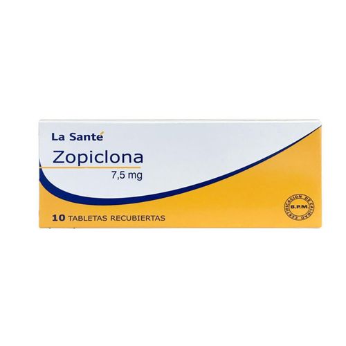 Zopiclona 7.5 Mg Caja X 10 Tabletas La Santé