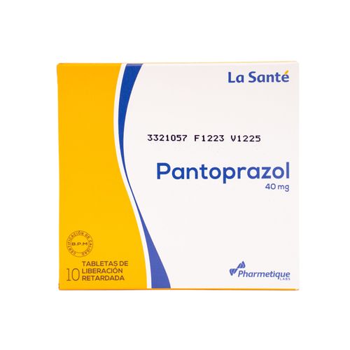 Pantoprazol 40 Mg Caja X 10 Tabletas La Santé