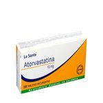 Atorvastatina 10 mg 10 Tabletas La Santé