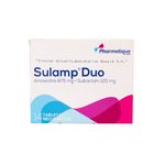 Sulamp Duo 875/125 mg 14 Tabletas Oral