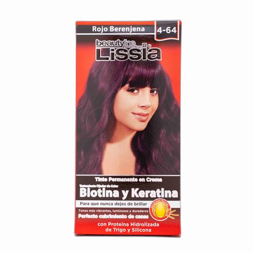 Tinte Lissia Kit Rojo Berenjena 4-64