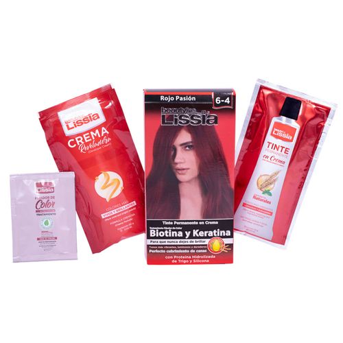 Tinte Lissia Kit Rojo Pasion 6-4
