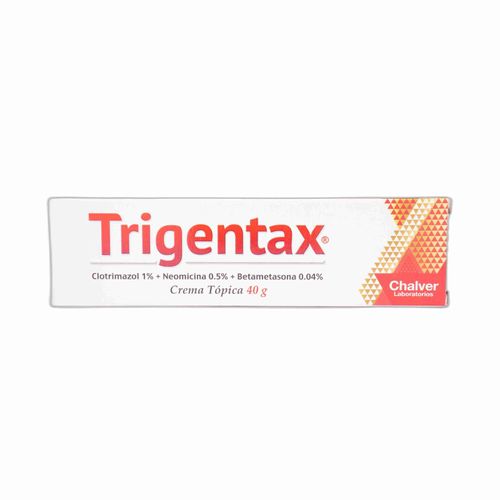 Trigentax Betametasona Clotrimazol Neomicina 1% + 0.5% Crema Tópica Tubo X 40 Gr Chalver