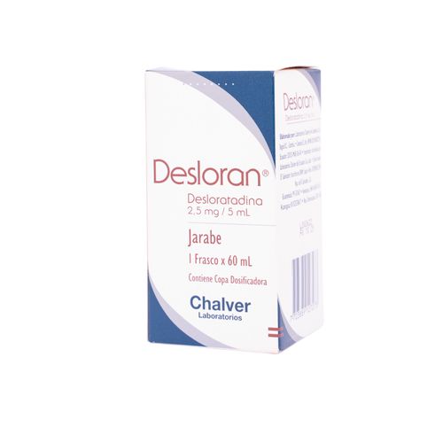 Desloran Jarabe 2.5 Mg Frasco X 60 Ml Chalver
