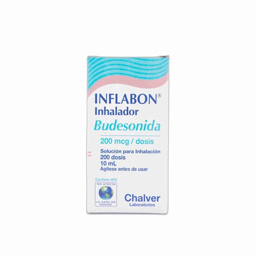 Inflabon Budesonida 200 Mcg 200 Dosis Solución Inhalar Chalver