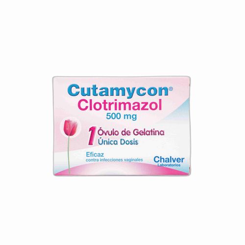 Cutamycon 500 Mg Caja X 1 Óvulos Cápsula Vaginal Chalver