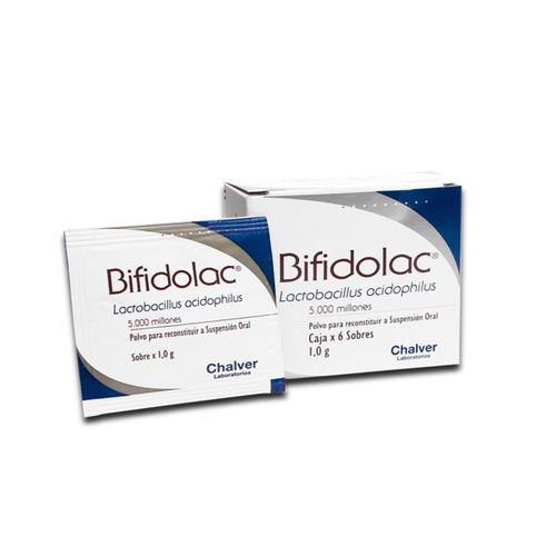 Bifidolac Polvo Suspensión Oral 1 Gr Caja X 6 Sobres Chalver