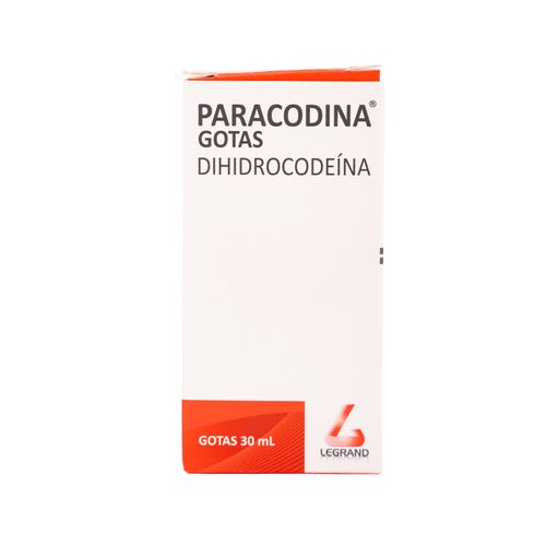 Paracodina Gotas Dihidrocodeina Bitartrato 12.1 Mg Frasco X 120 Ml Legran
