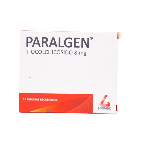 Paralgen Tiocolchicosido 8 Mg Caja X 10 Tabletas Legran
