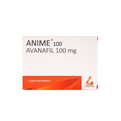 Anime Avanafil 100 Mg Caja X 1 Tabletas Legran