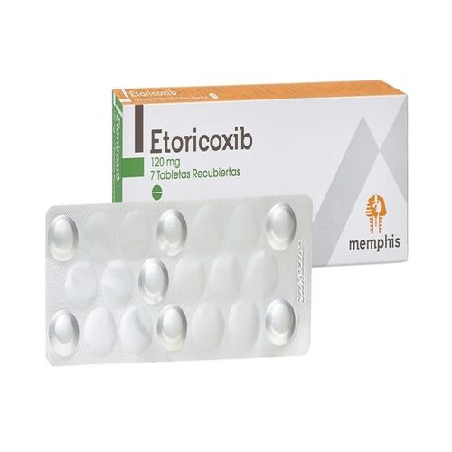 Etoricoxib 120 Mg Caja X 7 Tabletas Memphis