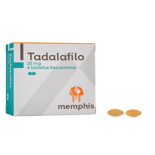 Tadalafilo 20 Mg Caja X 4 Tabletas Memphis