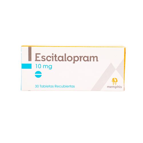 Escitalopram 10 Caja X 30 Tabletas Memphis