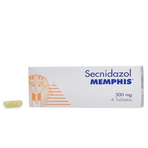 Secnidazol 500 Mg Caja X 4 Tabletas Memphis