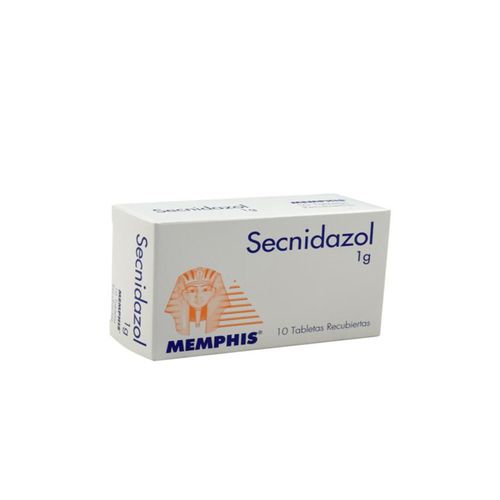 Secnidazol 1 Gr Caja X 10 Tabletas Memphis