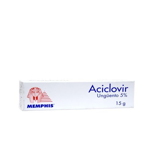 Aciclovir 5% Tubo X 15 Gr Ünguento Memphis