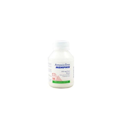 Amoxicilina 250 Mg/5 Ml Frasco X 90 Ml Suspensión Memphis