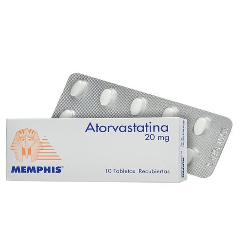 Atorvastatina 20 Mg Caja X  10 Tabletas Memp