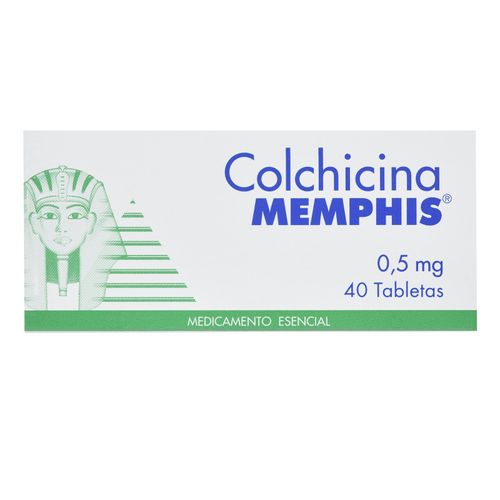 Colchicina 0.5 Mg Caja X 40 Tabletas Memphis