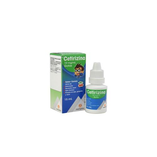 Cetirizina 10 Mg/Ml Frasco X 15 Ml Gotas Memphis