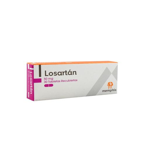 Losartan 50 Mg Caja X  30 Tabletas Memp