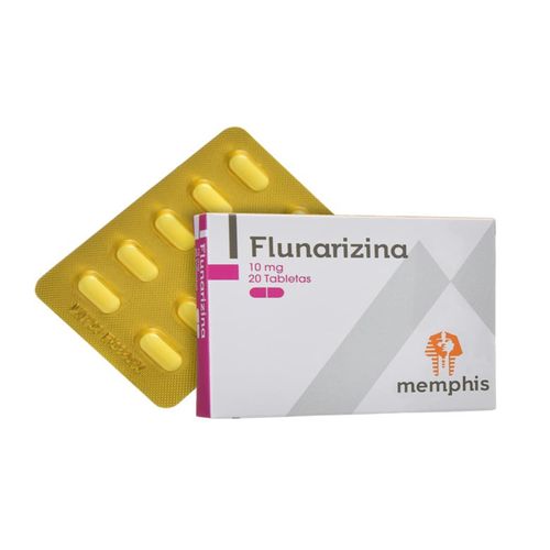 Flunarizina 10 Mg Caja X 20 Tabletas Memphis
