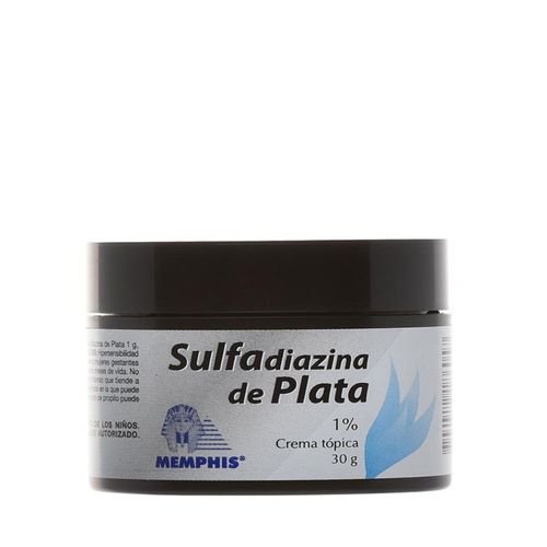Sulfadiazina De Plata Pote X 30 Gr Memphis
