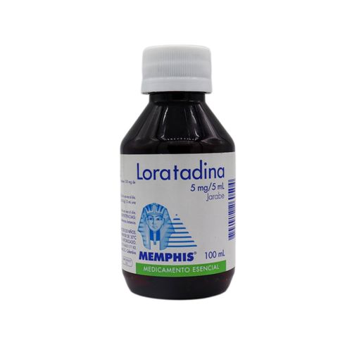 Loratadina Jarabe 5 Mg/5 Ml Frasco X 100 Ml Memphis