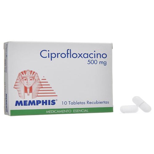 Ciprofloxacino 500 Mg 10 Tabletas Memphis
