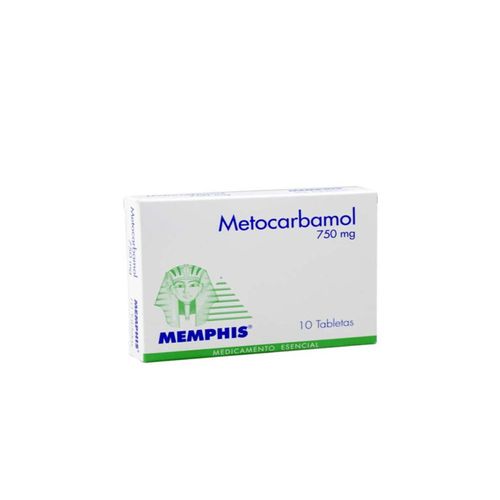 Metocarbamol 750 Mg Caja X 10 Tabletas Memphis
