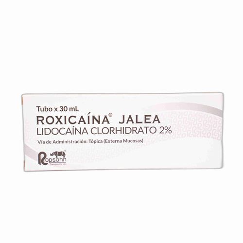 Roxicaina Lidocaina Jalea 2% Tubo X 30 Ml Ropsohn