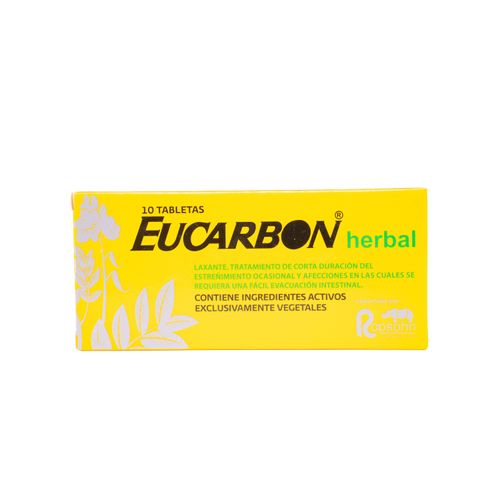 Eucarbón Herbal Caja X 10 Tabletas Ropsohn