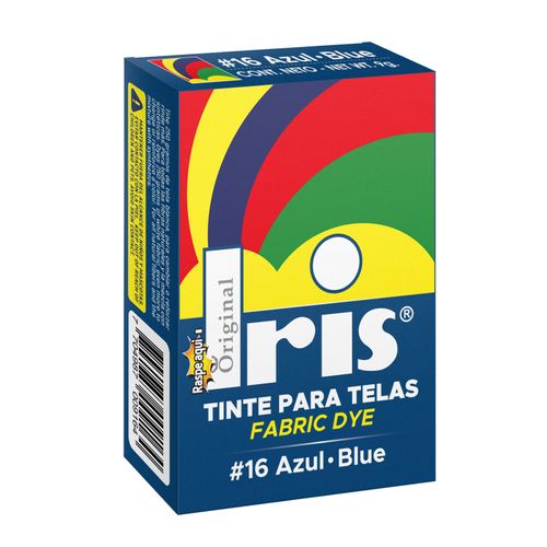 Tinte Iris 16 Azul Caja X 9 Gr Polvo
