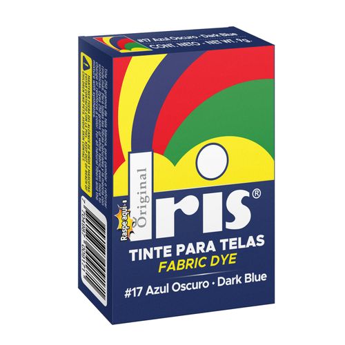 Tinte Iris 17 Azul Oscuro Caja X 9 Gr Polvo