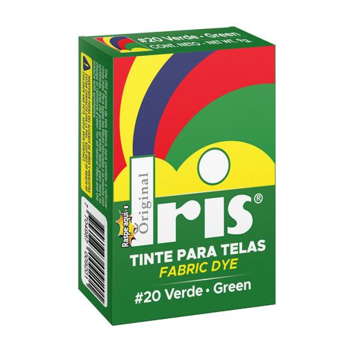 Tinte Iris 20 Verde Caja X 9 Gr Polvo