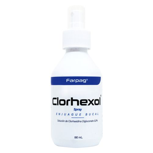 Clorhexol 0,2% Spray Frasco X 180 Ml Farpag