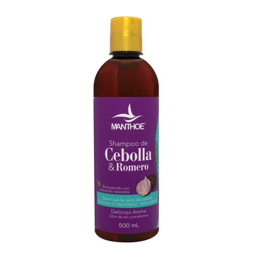 Shampoo Manthoe Cebolla Romero Frasco X 500 Ml Licol