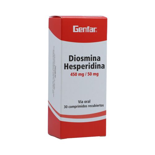 Diosmina 450/50 Mg Caja X 30 Tabletas Genfar