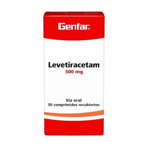 Levetiracetam 500 Mg Caja X 30 Comprimido Genfar