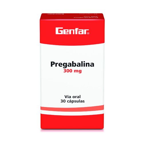 Pregabalina 300 Mg Caja X 30 Cápsulas Genfar