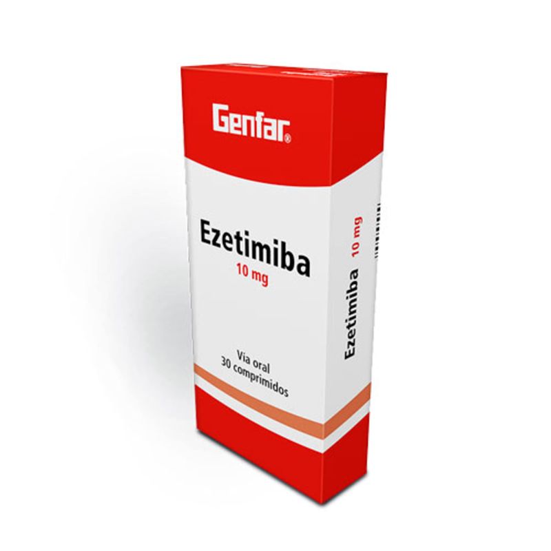 Ezetimiba 10 Mg Caja X 30 Tabletas Genfar