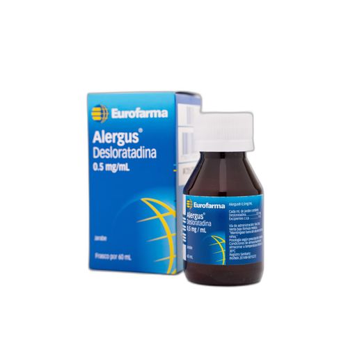 Alergus 0.5 Mg/Ml Jarabe Frasco X 60 Ml Eurofarma