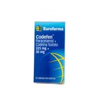 Codefen 325/30 mg 10 Tabletas Regulado