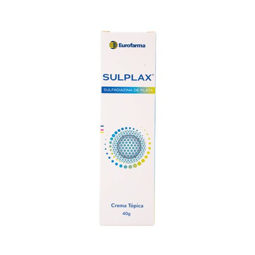 Sulplax Sulfadiazina De Plata 1% Tubo 40 Gr Crema Tópica Eurofarma