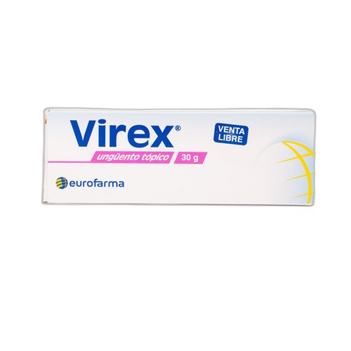 Virex Ünguento Aciclovir 5% Tubo X 30 Gr Ünguento Eurofarma