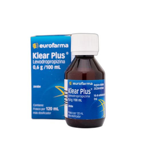 Klear Plus Levodropropizina 600Mg Jarabe 120 Ml Solución Eurofarma