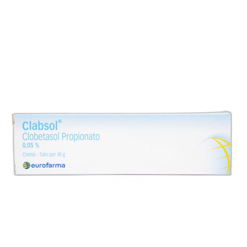 Clabsol Clobetasol Propionato 0,5% Tubo X 30 Gr Crema Tópica Eurofarma
