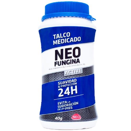 Neofungina Undecilenato Zinc 20 Gr Ácido Undecilenico 2 Gr Tarro X 40 Gr Polvo