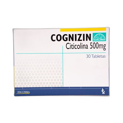 Cognizin Citicolina Sódica 500 Mg Caja X 30 Tabletas Incobra