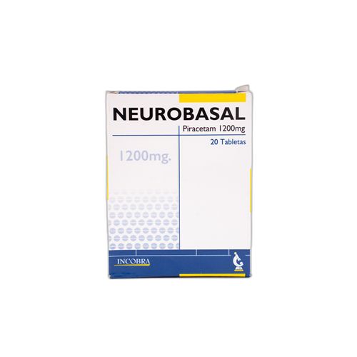 Neurobasal Piracetam 1200 Mg Caja X 20 Tabletas Incobra